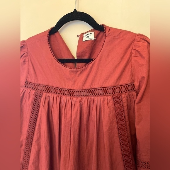 Aritzia Sunday Best 100% Cotton Long Sleeve Mini Dress - Picture 12 of 15